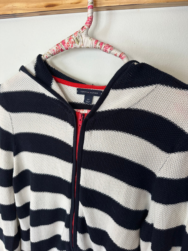 Tommy Hilfiger | Striped Knit Hoodie, S/P