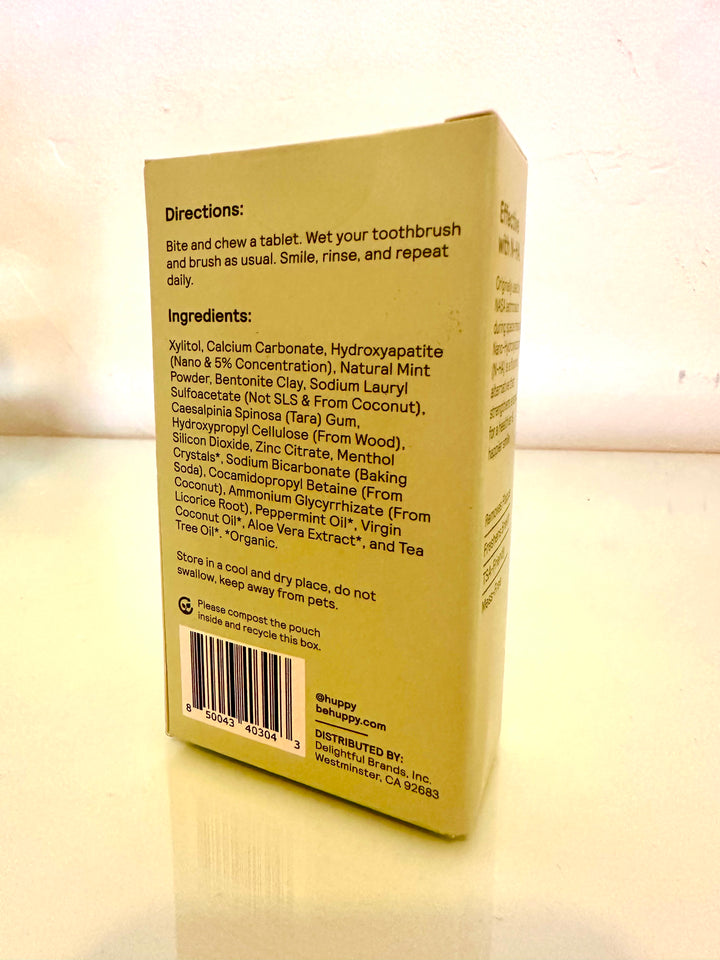Fluoride-Free Toothpaste Tablets | Peppermint | REFILL