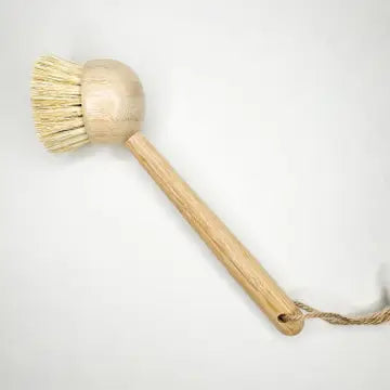 Natural Bamboo Sisal Dish Brush with Replaceable Head