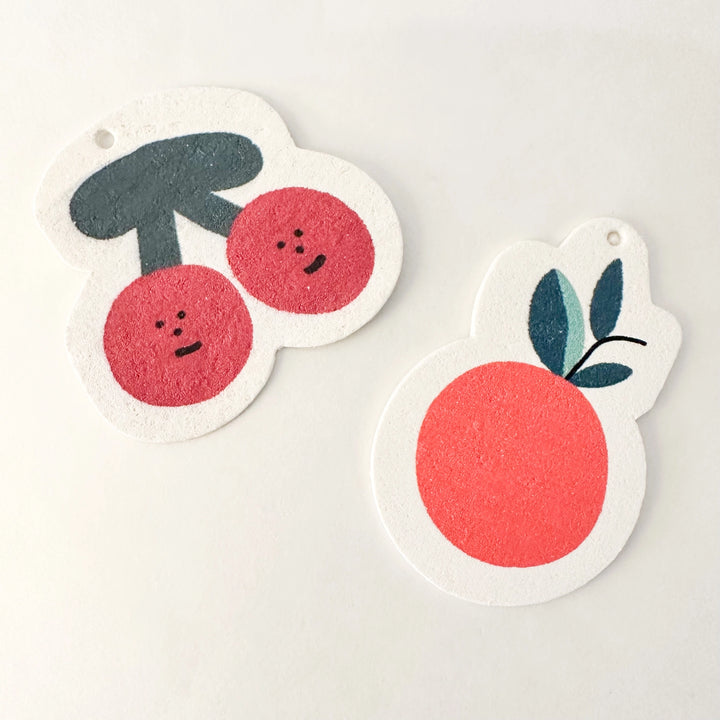 Natural Cellulose Pop Up Sponges | Biodegradable | Peach