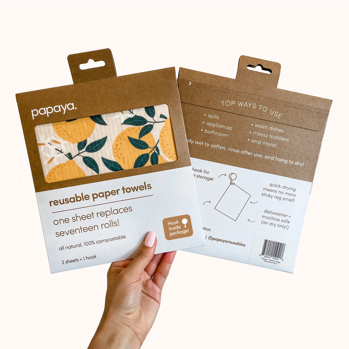 Reusable Paper Towels - Squeeze the Day