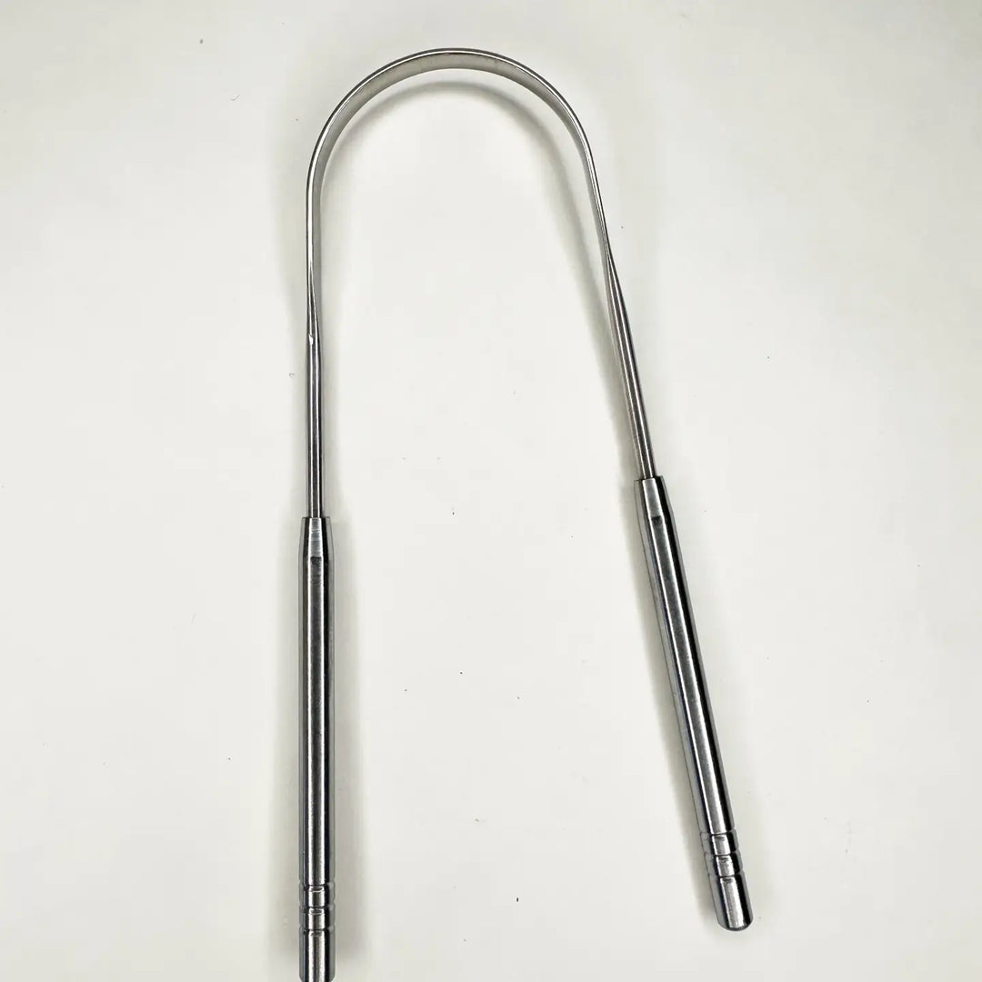 Reusable Stainless Steel Tongue Scraper &amp; Case
