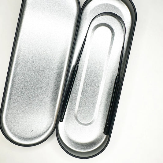 Reusable Stainless Steel Tongue Scraper & Case