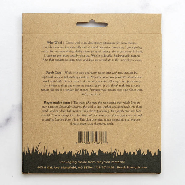 Sustianable Wool Scrub