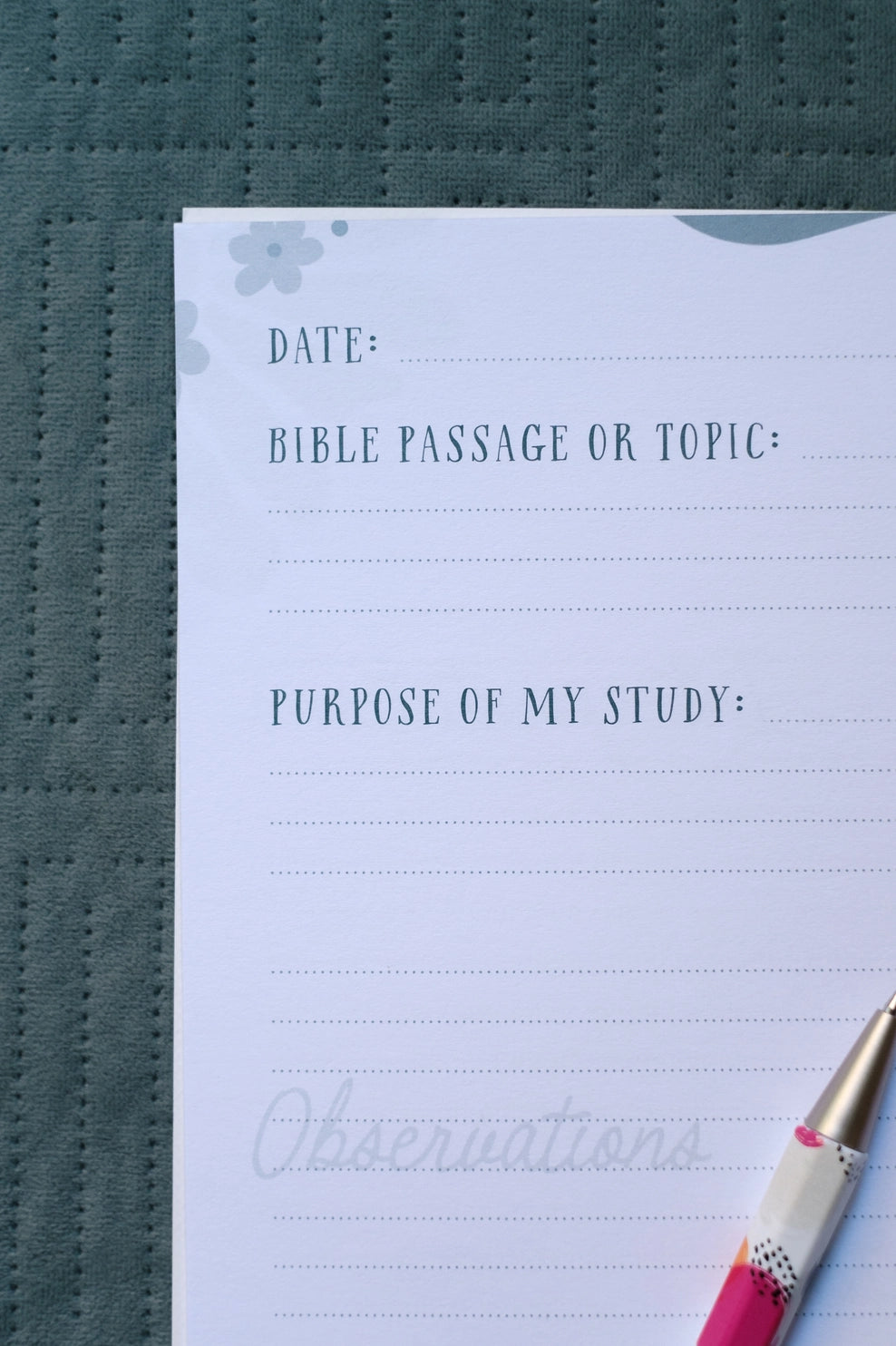 Taking Your Time Through the Bible Journal