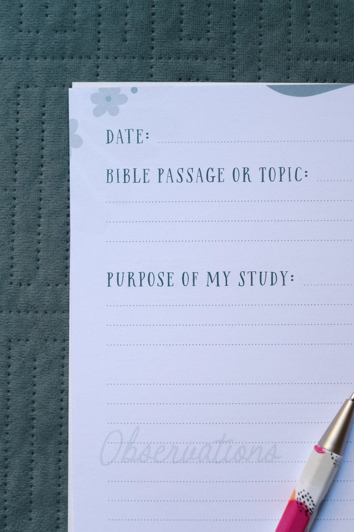 Taking Your Time Through the Bible Journal