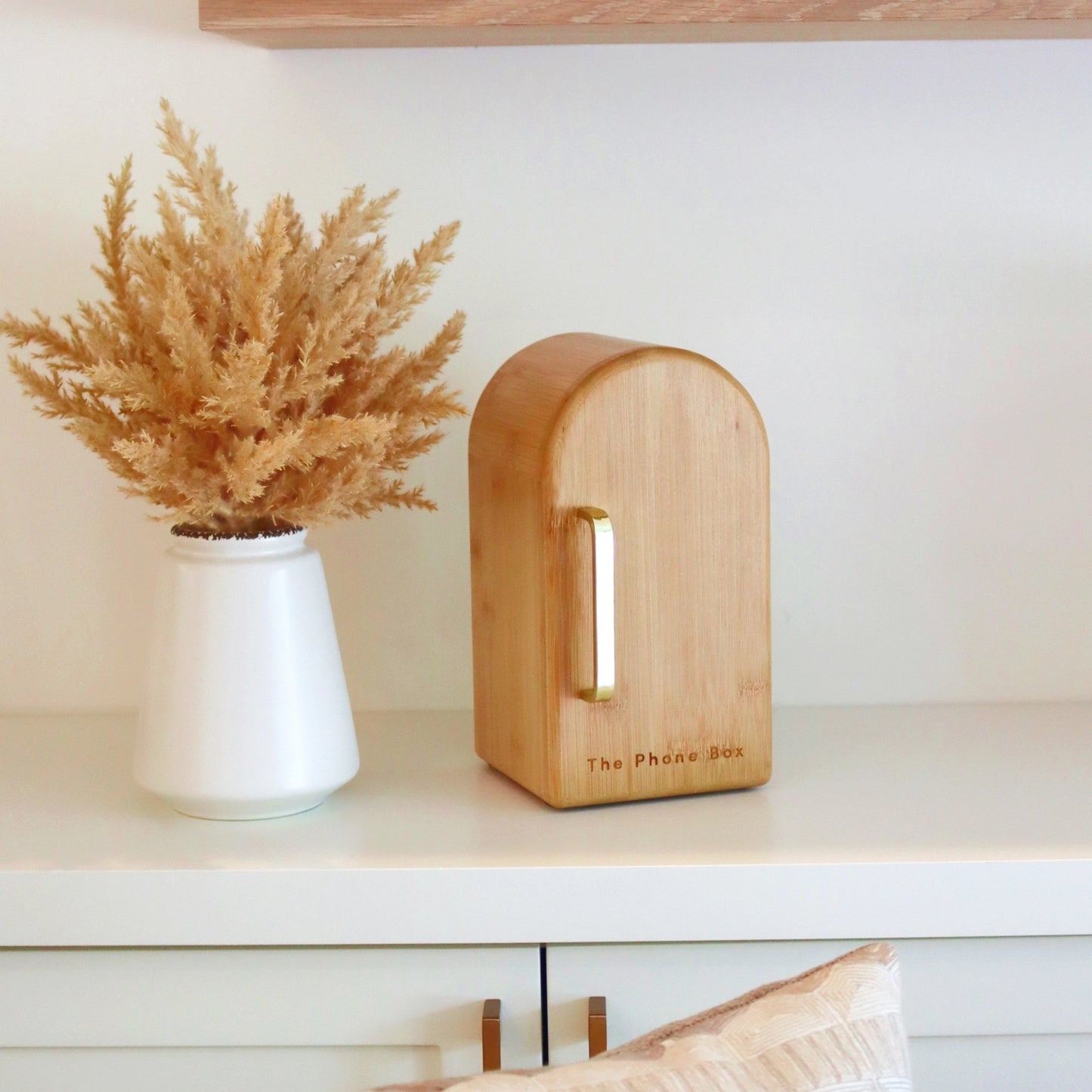 The Phone Box - Natural Wood