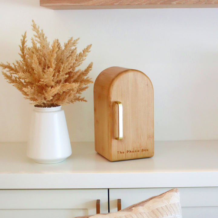 The Phone Box - Natural Wood