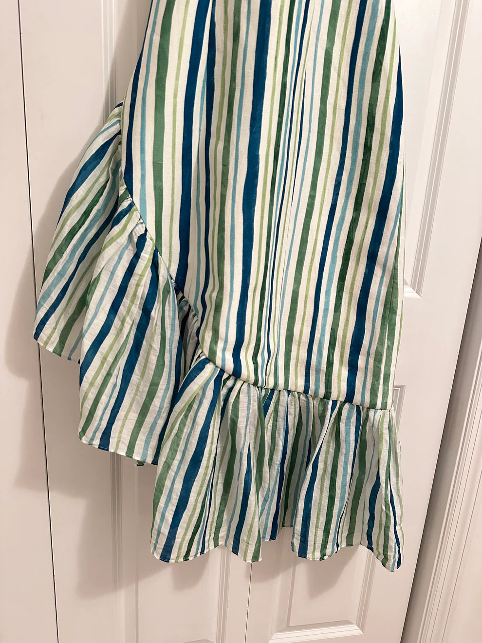 Couper | Gwendolyn Asymmetrical Ruffle Dress