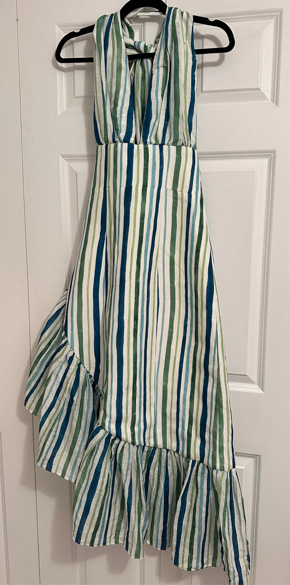 Couper | Gwendolyn Asymmetrical Ruffle Dress