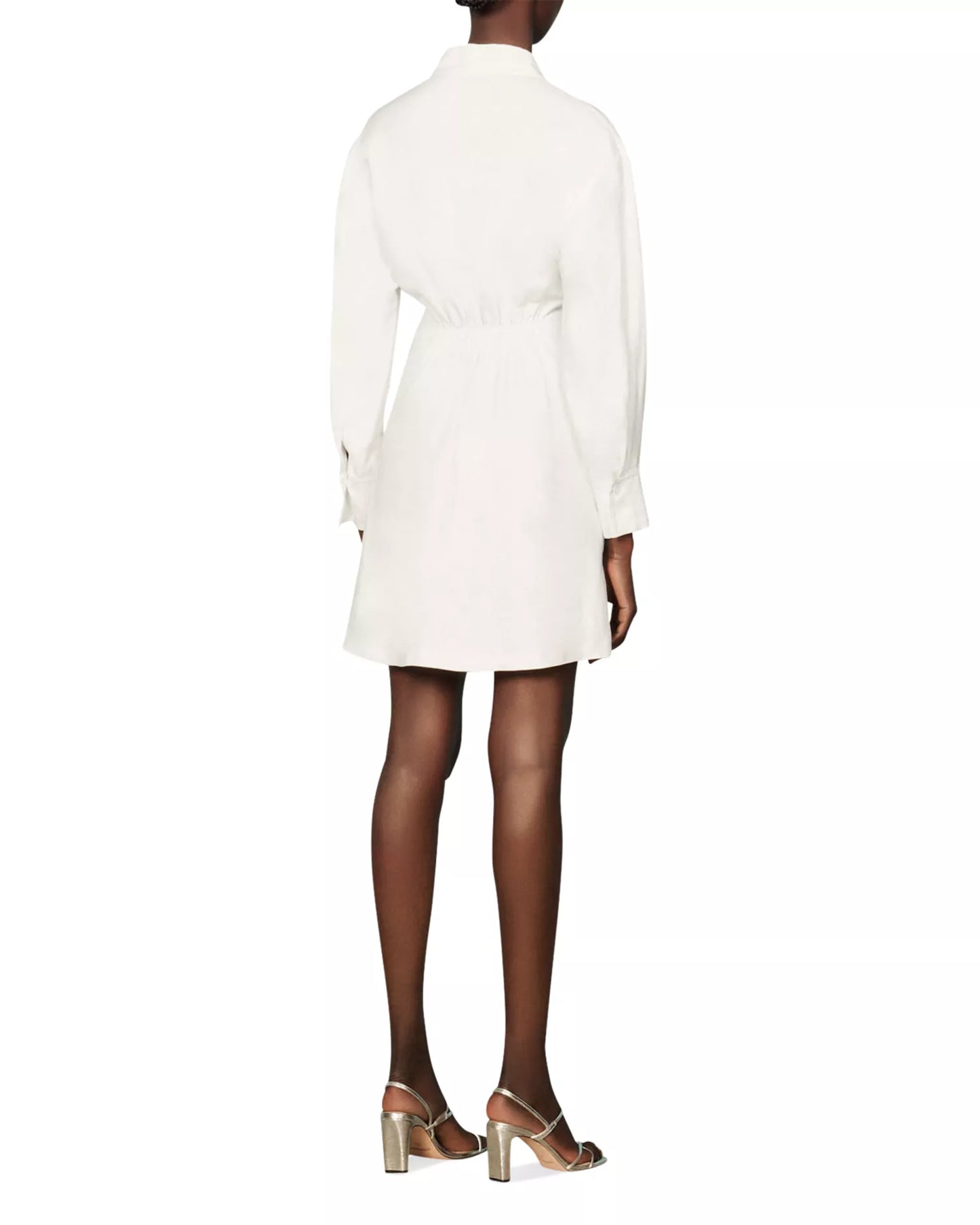 Sandro | Celia Ruched Mini Dress, M