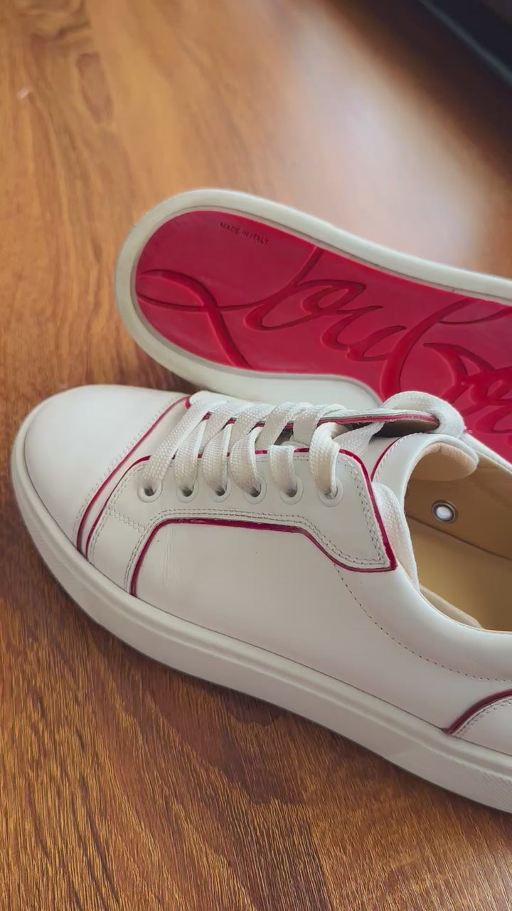 Christian Louboutin | Vieirissima Two-Tone Leather Sneakers